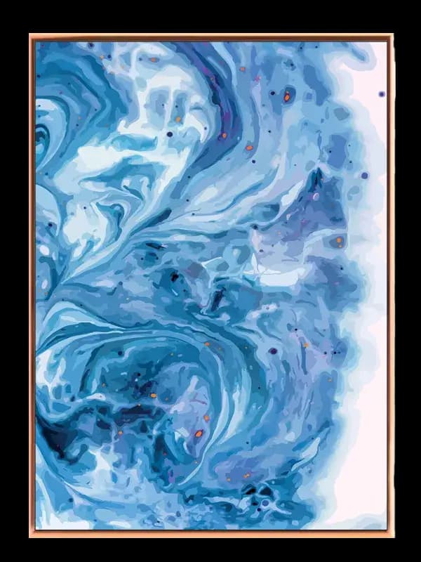 Cerulean Fluid Veins Plakat