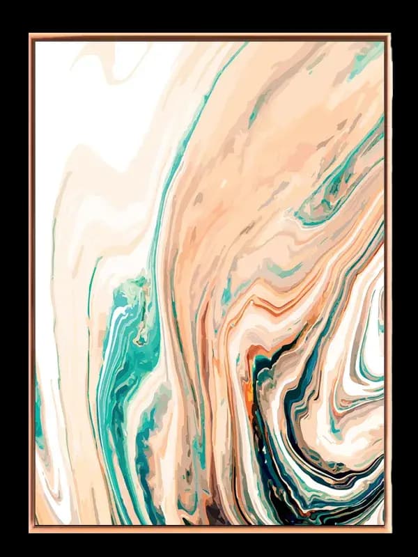 Marble Veins Flow Plakat