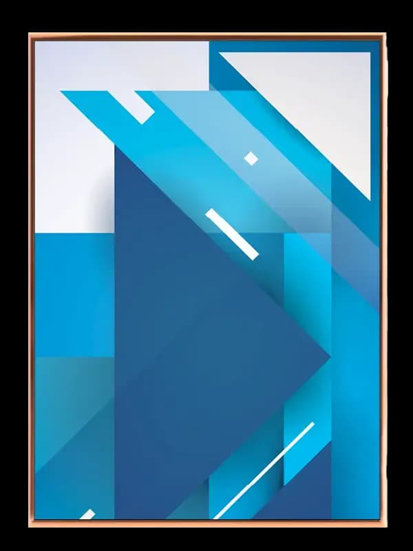 Azure Prism Layers Plakat