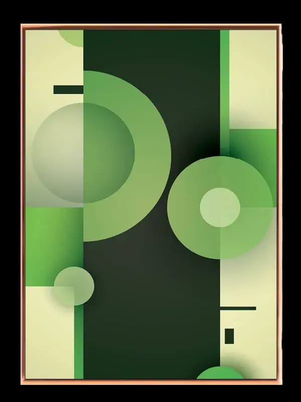 Emerald Orb Layers Plakat