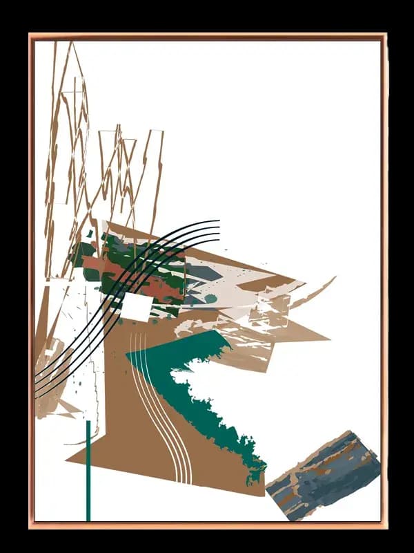 Earth Veins Composition Plakat