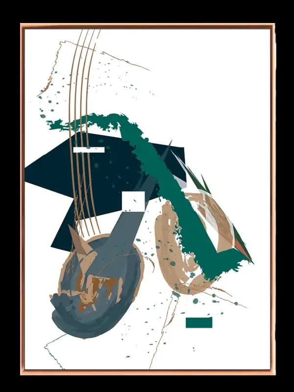 Emerald Geometry Plakat