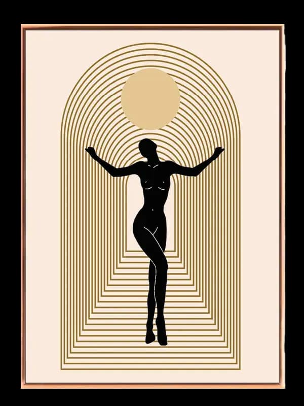 Silhouette Radiance Plakat