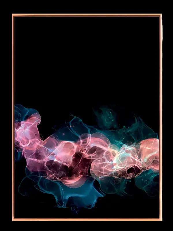 Luminous Veil Layers Plakat