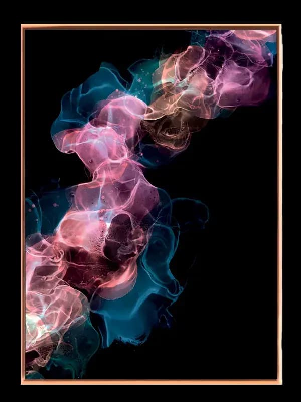 Neon Veil Flow Plakat