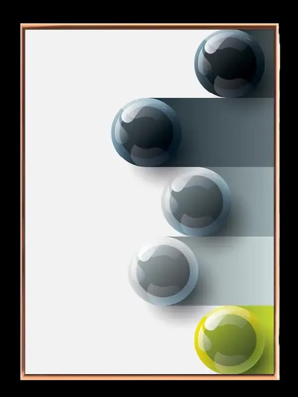 Gradient Sphere Alignment Plakat