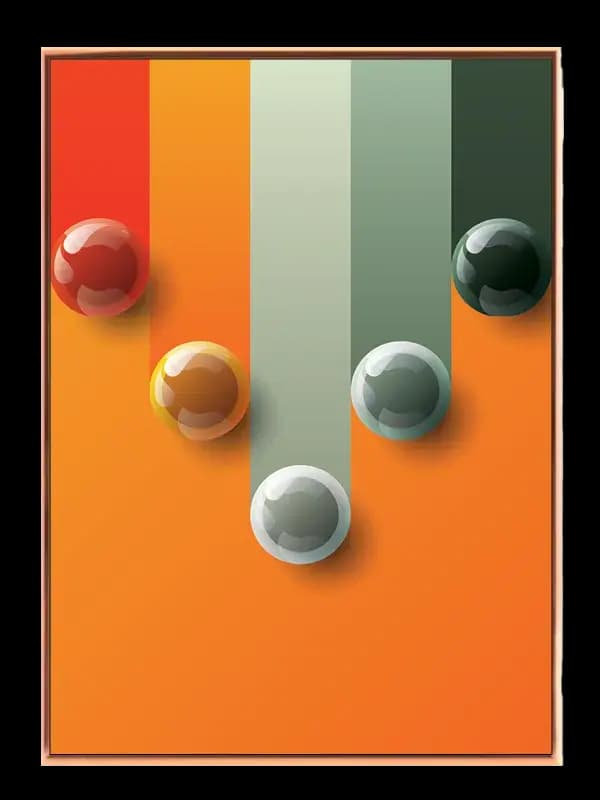 Reflective Sphere Alignment Plakat