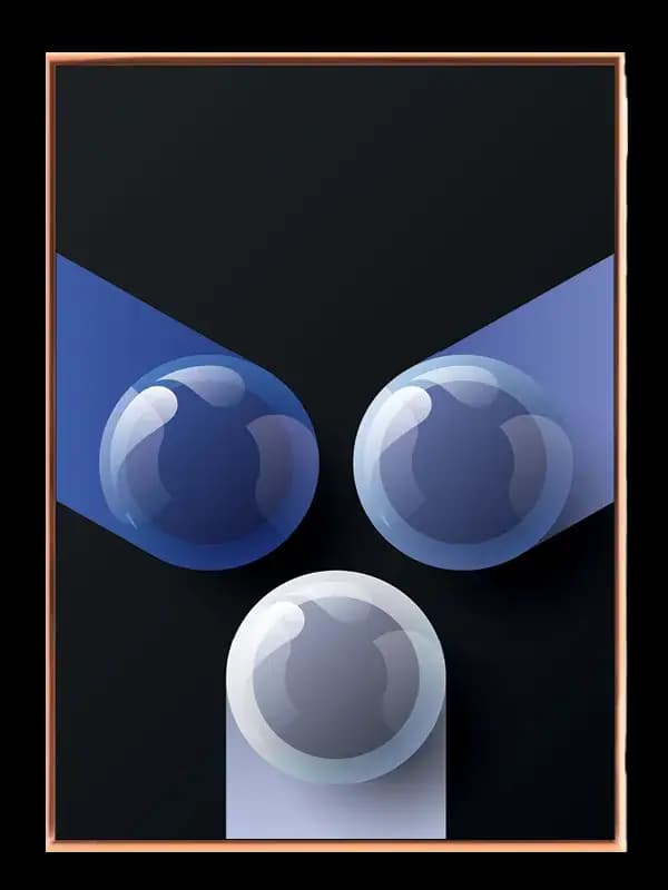 Orbital Sphere Trio Plakat