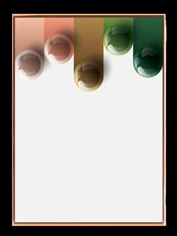 Glossy Orb Layers Plakat