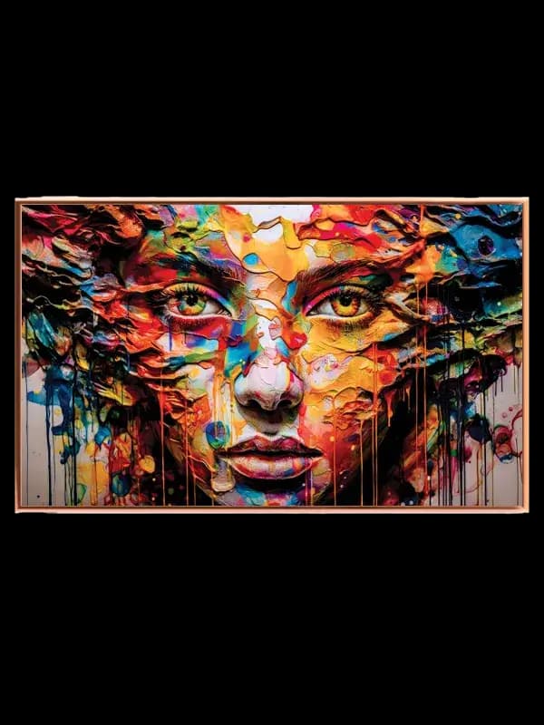 Vivid Veins Portrait Plakat