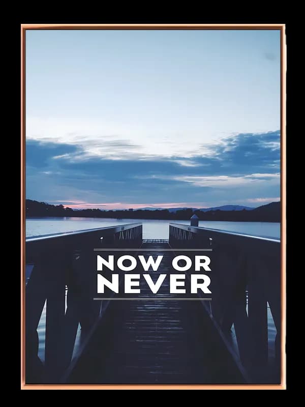 Nu Eller Aldrig Plakat