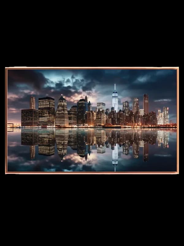Manhattan Skyline med Spejling