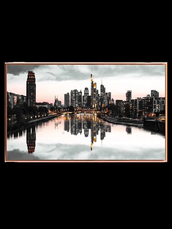 Frankfurt Skyline ved Floden