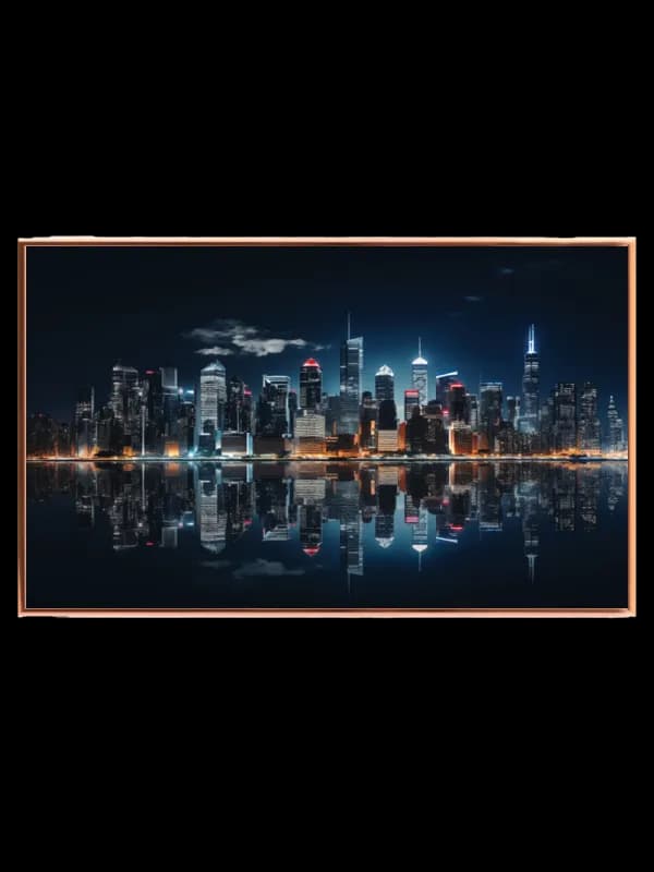 New York Skyline i Nat
