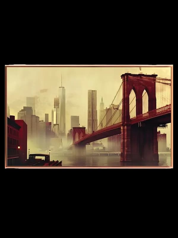 Brooklyn Bridge i Morgendis
