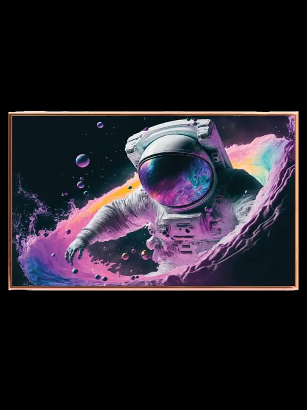 Kosmisk Tåge i Blå Orange