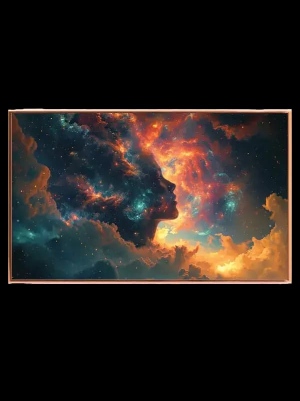 Kosmisk Silhuet i Nebula