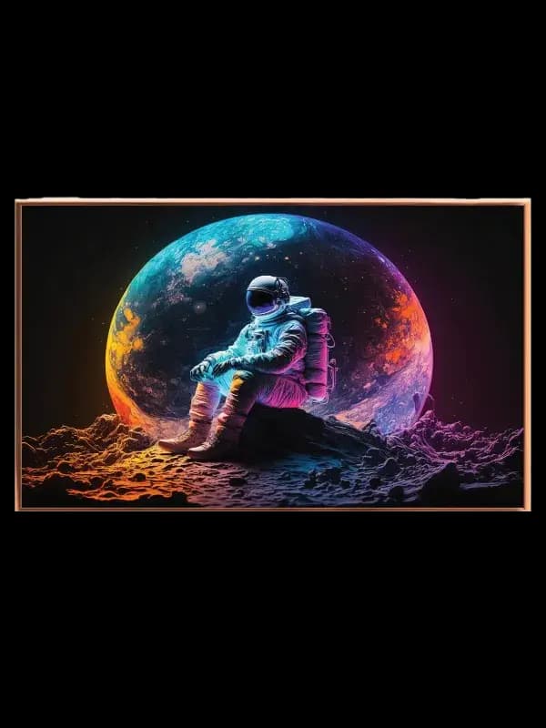 Grafisk Astronaut ved Neonplanet