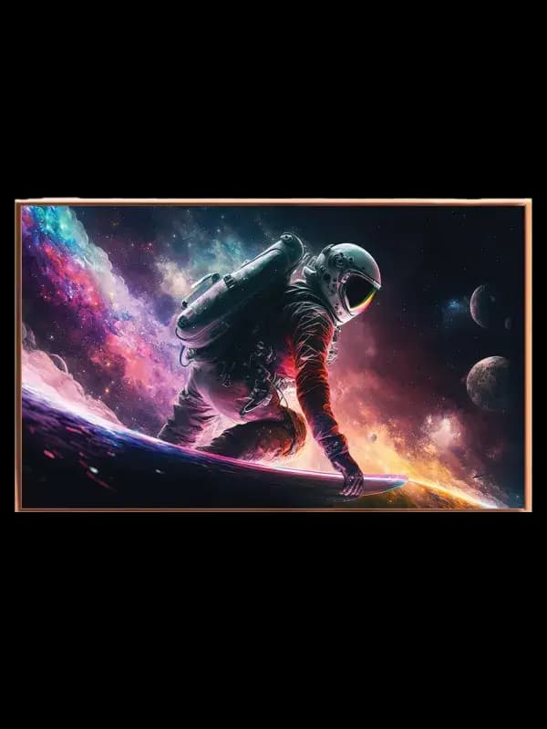 Astronaut på Glødende Rumkant