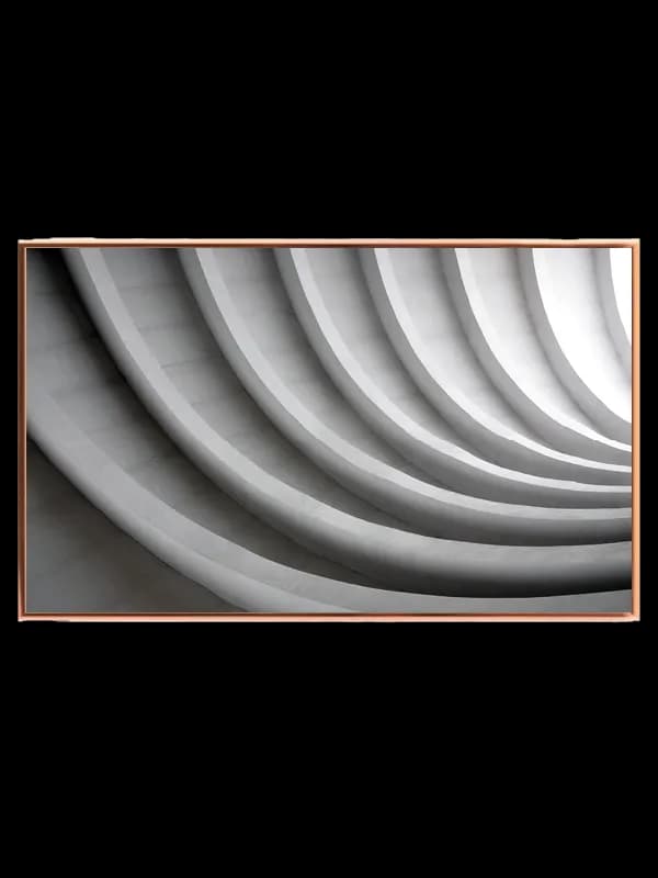 Moderne Arkitektoniske Kurver Plakat