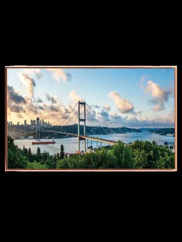 Istanbul Bridge Over Water