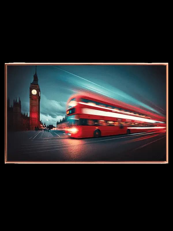 London Evening Bus Motion