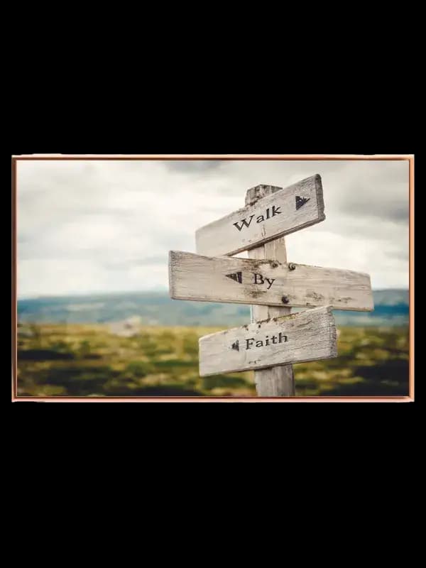 Walk By Faith Skilt