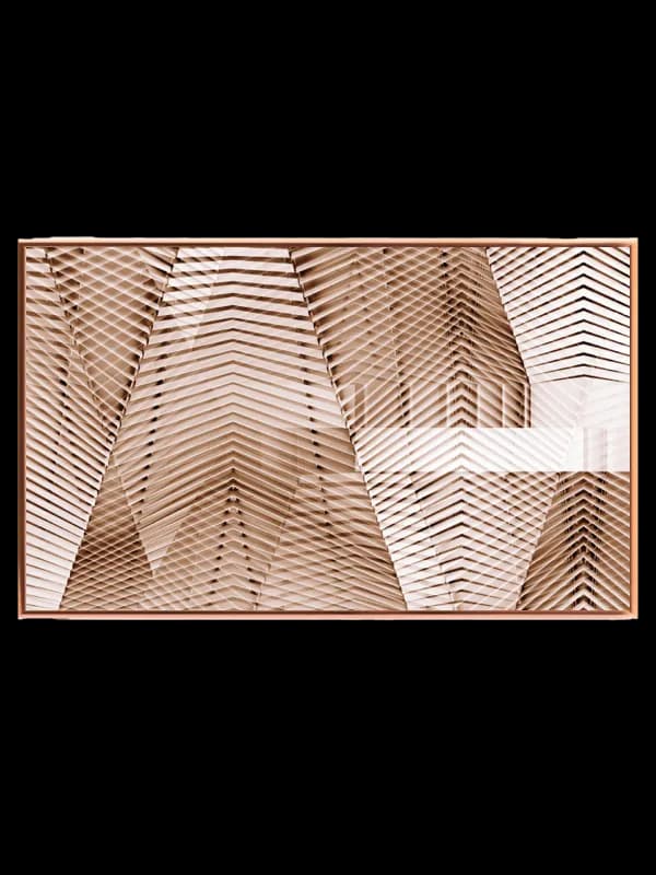 Geometrisk Elegance i Naturtoner