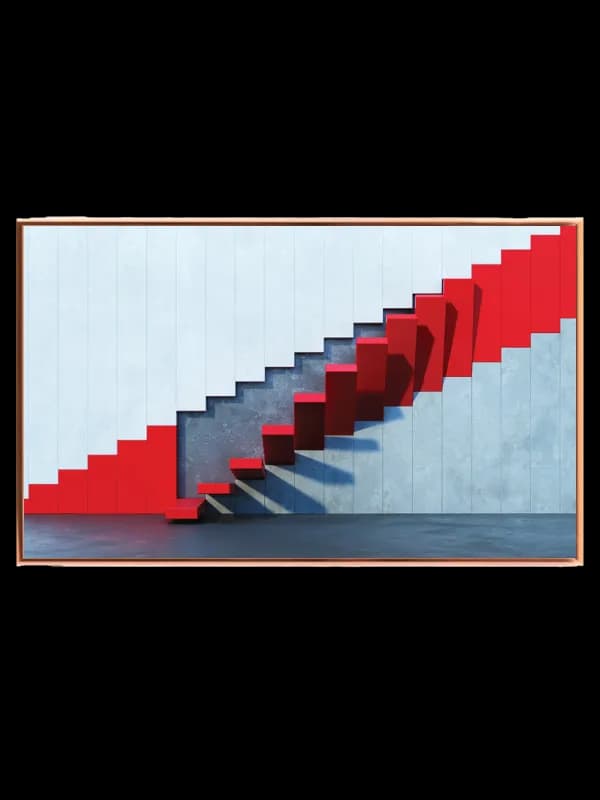 Moderne Geometrisk Trappekunst