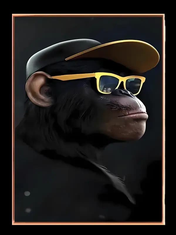 Krom Solbriller Blik Plakat