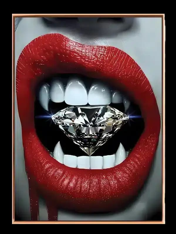 Elektrisk Læber Edition LIPS5 Plakat