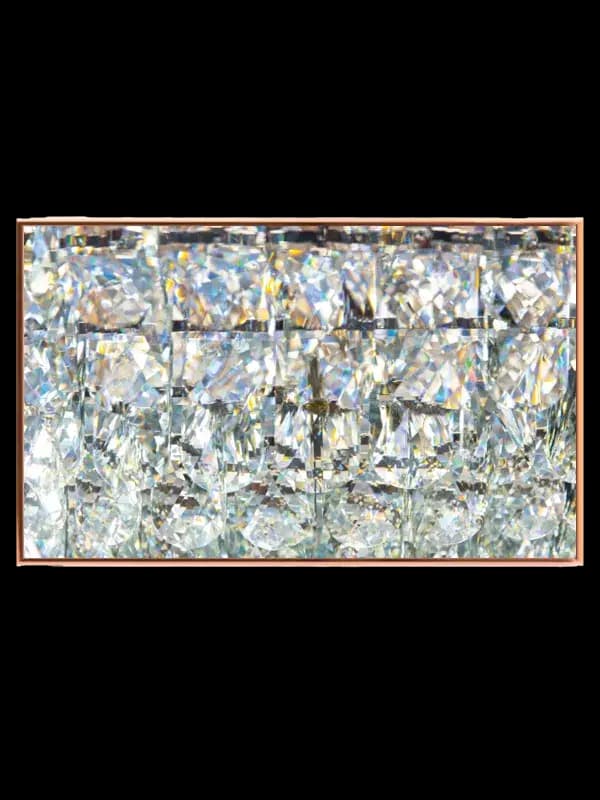Grafisk Prismeglas i Kobberramme