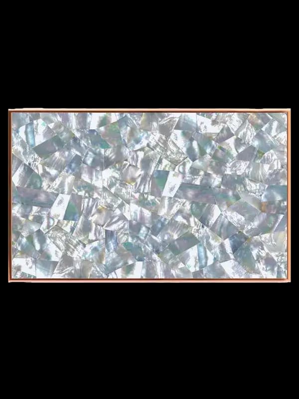 Grafisk Irisende Perlemor Mosaikflader