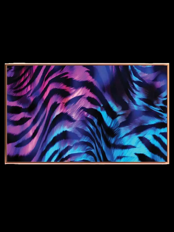Neon Zebra Striber i Lilla