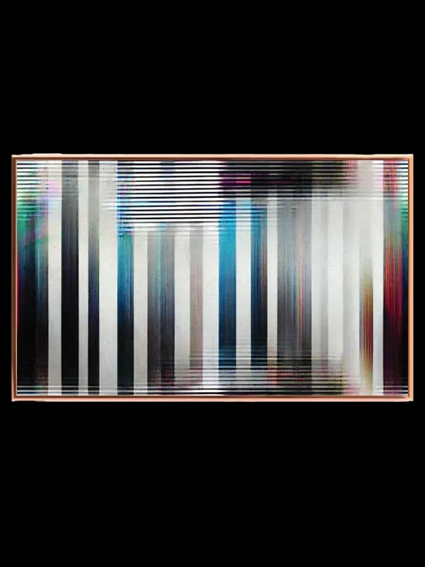 Abstrakte Striber med Glitch