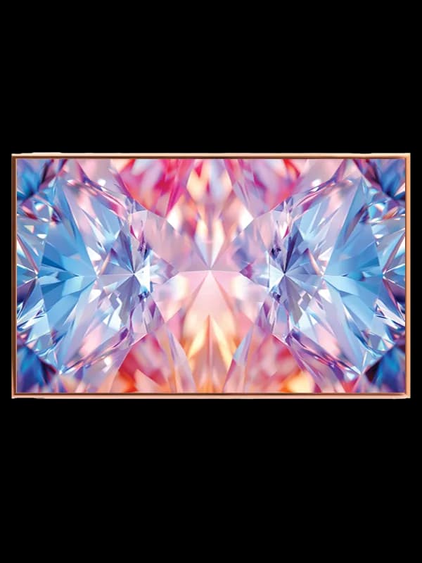 Symmetrisk Krystalprisme i Pastel