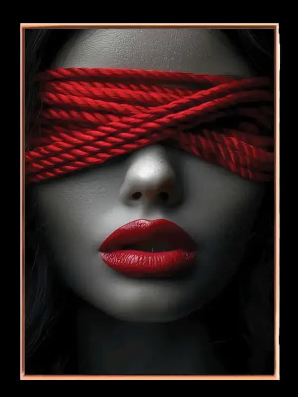 Rød Læber Edition LIPS37 Plakat