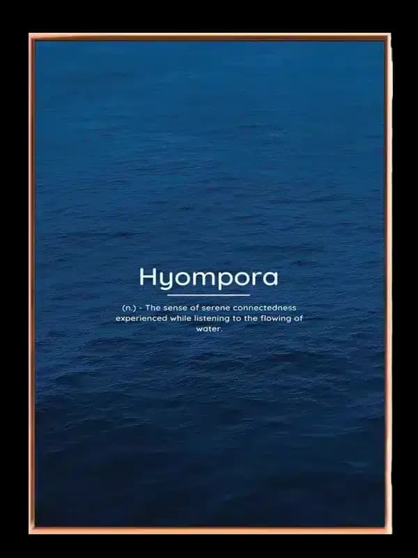 Hyompora Mindfulness Plakat