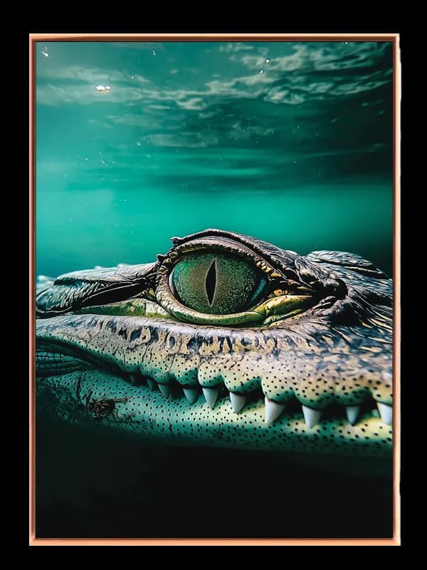 Crocodile Eye Plakat