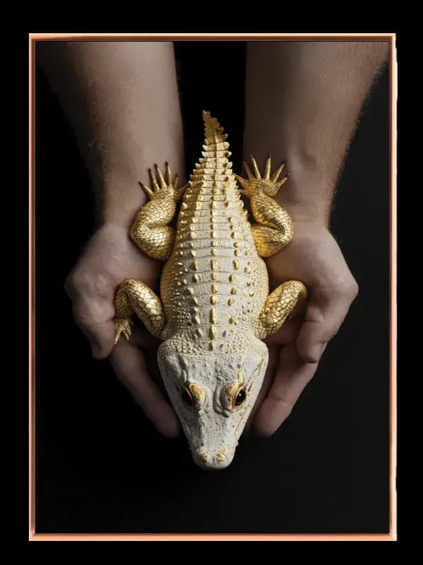 Golden Crocodile Plakat