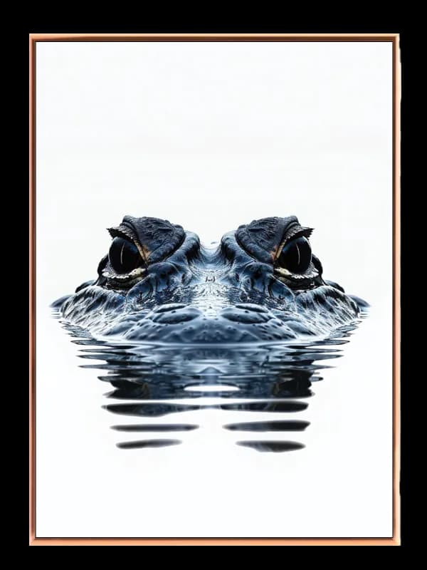 Bi Alligator Eyes Plakat