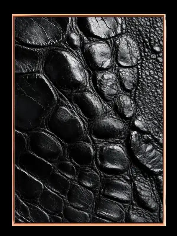 Crocodile Skin Texture Plakat