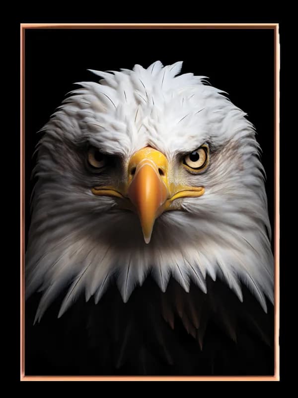 Bald Eagle Portrait Plakat