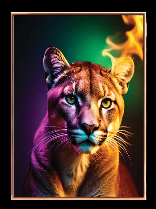 Ko Puma Portrait Plakat