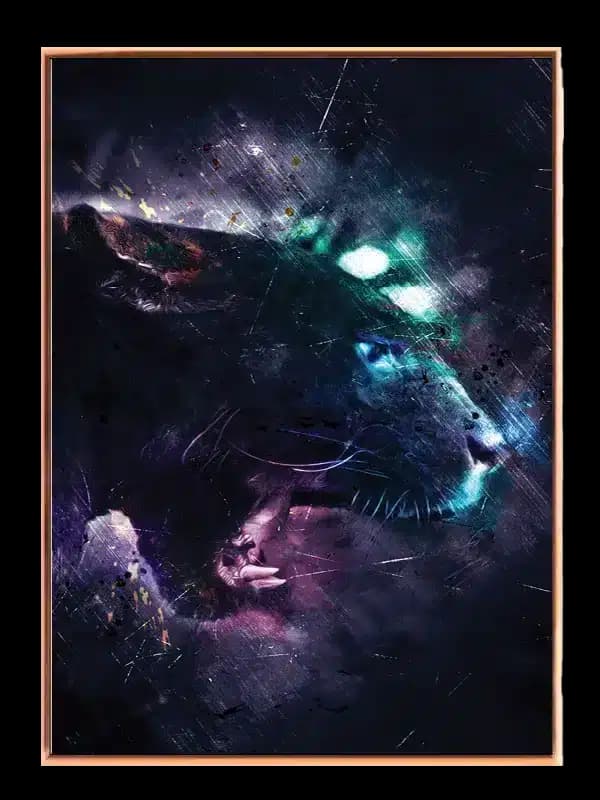 Panther Nightlight Plakat