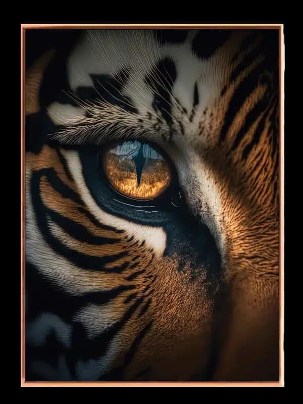 Tiger Eye Closeup Plakat