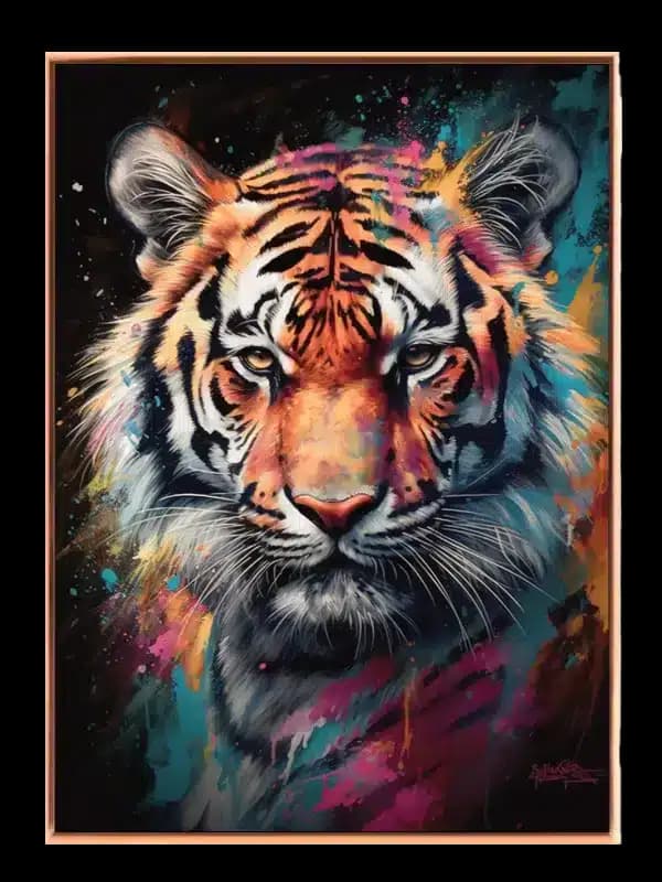Tiger Color Splash Plakat