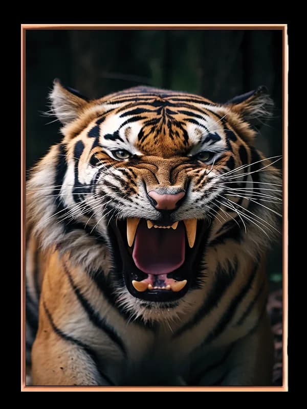 Bengal Tiger Roaring Plakat