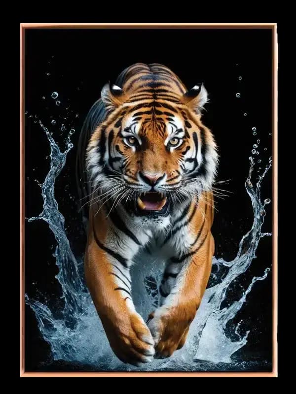 Tiger Running Plakat