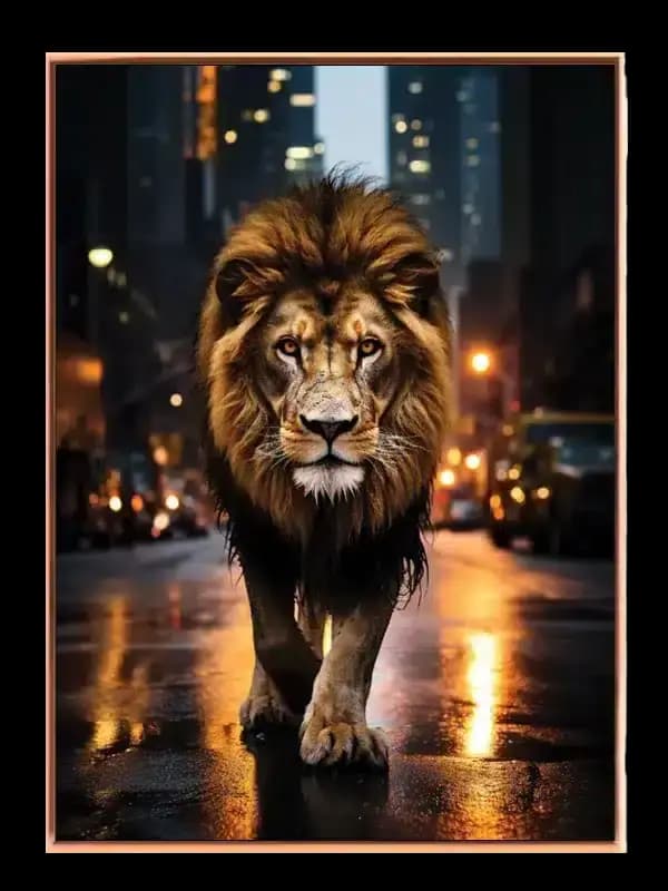 Lion Urban Walk Plakat